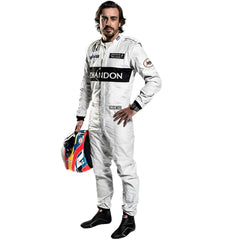Costume Formual 1 Racing Fernando Alonso Mclaren 2016