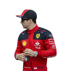 2023 Charles Leclerc Ferrari Racing Suit CIKFIA Level 2 F1 Go Kart Racing