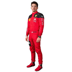 2023 Charles Leclerc Ferrari Racing Suit CIKFIA Level 2 F1 Go Kart Racing