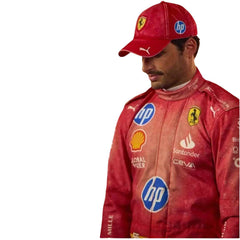 2024 Carlos Sainz Scuderia Ferrari Las Vegas GP F1 Race Suit
