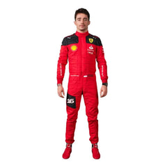 2023 Charles Leclerc Ferrari Racing Suit CIKFIA Level 2 F1 Go Kart Racing