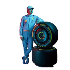 New 2024 Carlos Sainz Jr HP Miami Scuderia Ferrari F1 Team Racing Suit