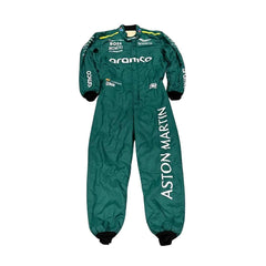 Front view of Fernando Alonso Miami GP Racing Suit 2023
