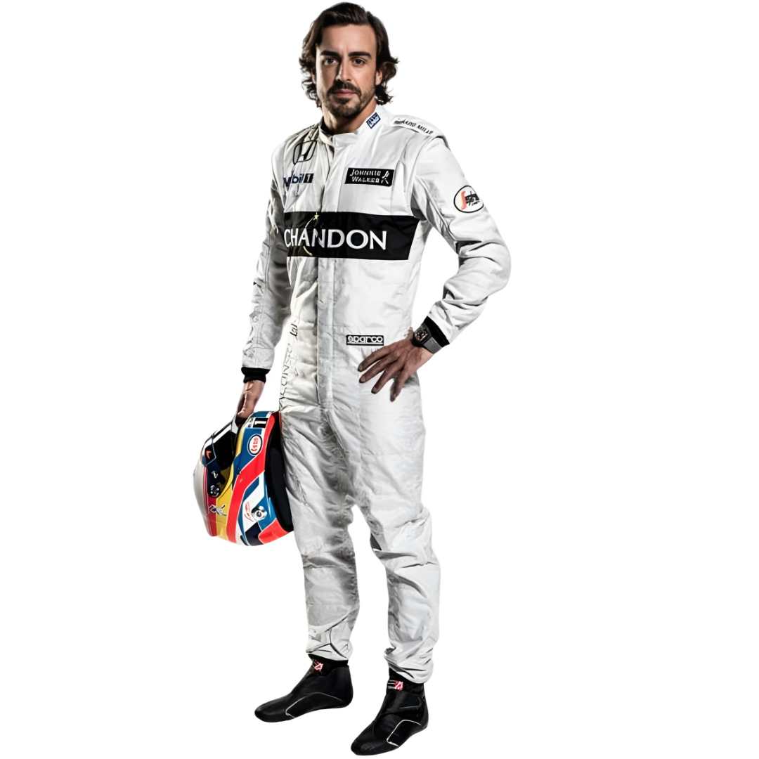 Costume Formual 1 Racing Fernando Alonso Mclaren 2016