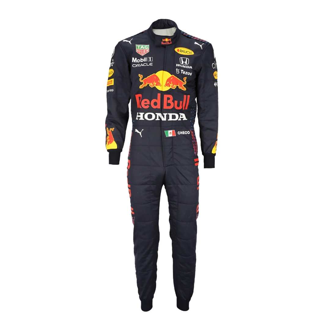 Sergio Perez 2021 F1 Racing Suit Team Red Bull