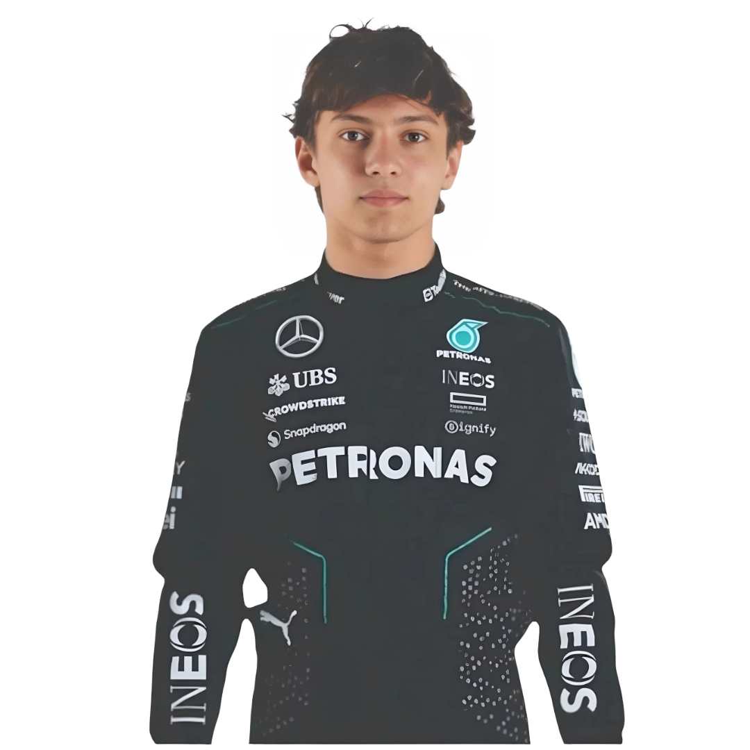 2025 F1 Racing Suit Worn by George Russell & Andrea Kimi Antonelli