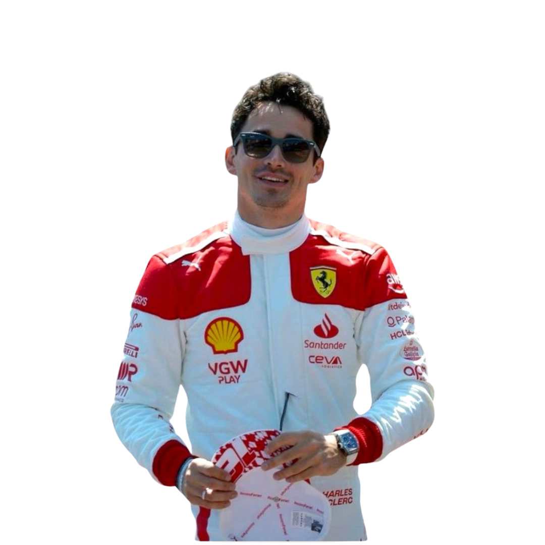 2023 Charles Leclerc Monaco GP F1 Scuderia Ferrari Race Suit