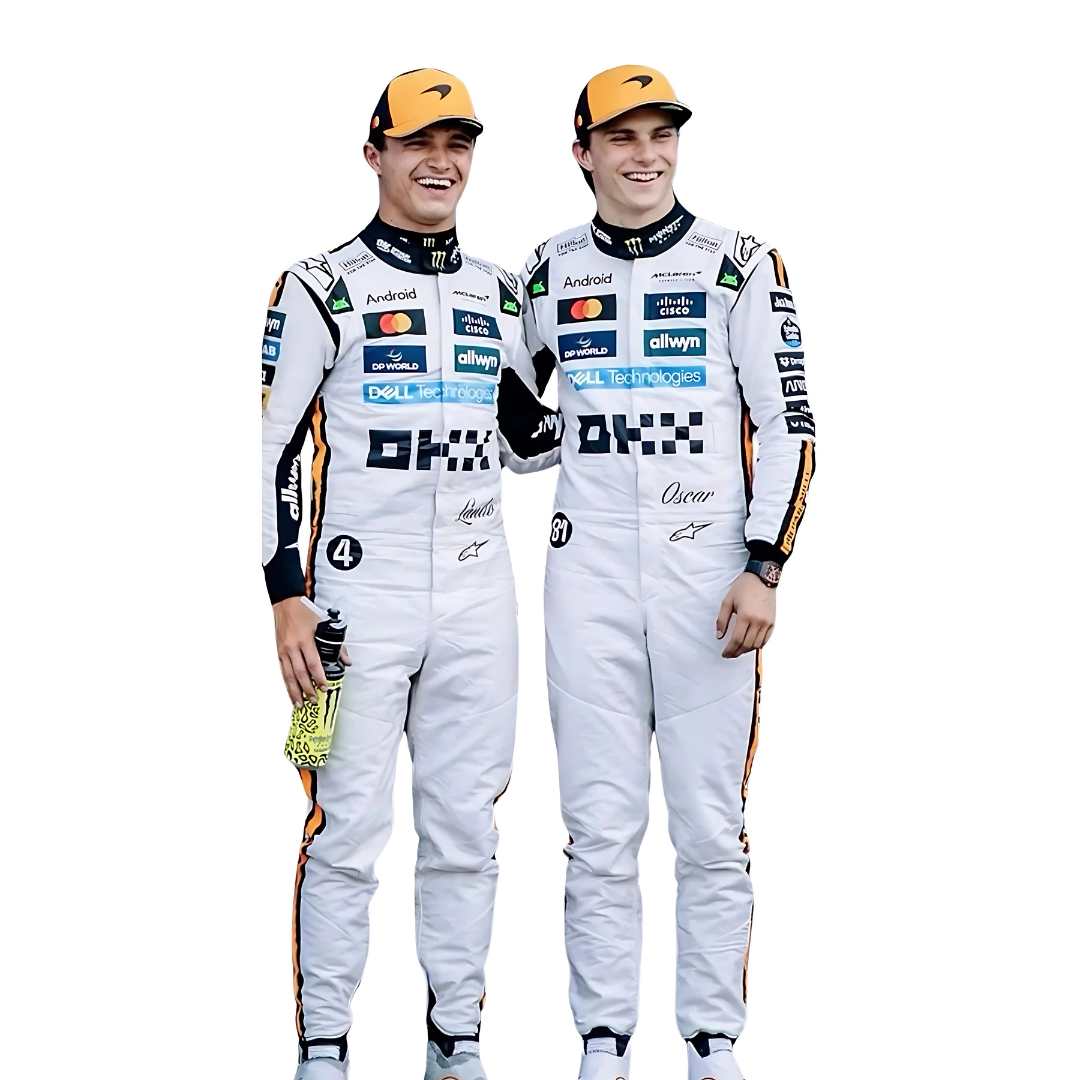 2025 F1 Racing Costume Worn by Lando Norris & Oscar Piastri - Monaco GP