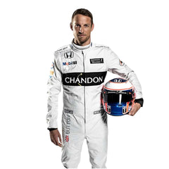 Costume Formual 1 Racing Jenson Button Mclaren 2016