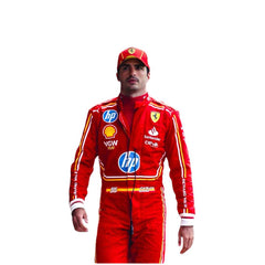 2024 Carlos Sainz Jr Monaco GP Scuderia Ferrari HP F1 Team Racing Suit