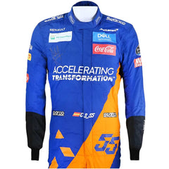 Costume Replica F1 Race Carlos Sainz Mclaren 2019