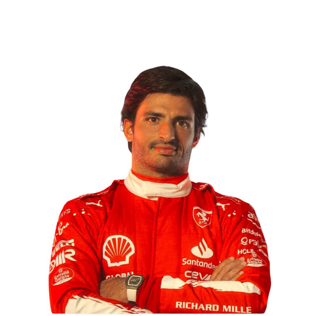 2023 Las Vegas Carlos Sainz Jr Scuderia Ferrari F1 Race Suit