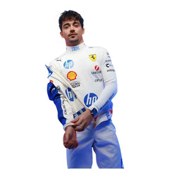 New 2025 Scuderia Ferrari HP Miami Grand Prix Charles Leclerc & Lewis Himilton F1 Team Replica Racing Suit