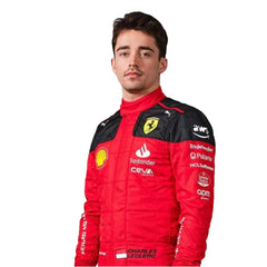 2023 Charles Leclerc Ferrari Racing Suit CIKFIA Level 2 F1 Go Kart Racing