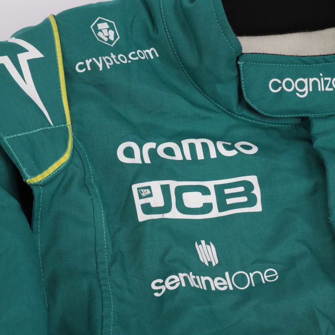 Lance Stroll 2023 Miami GP F1 Racing Suit Team Aston Martin