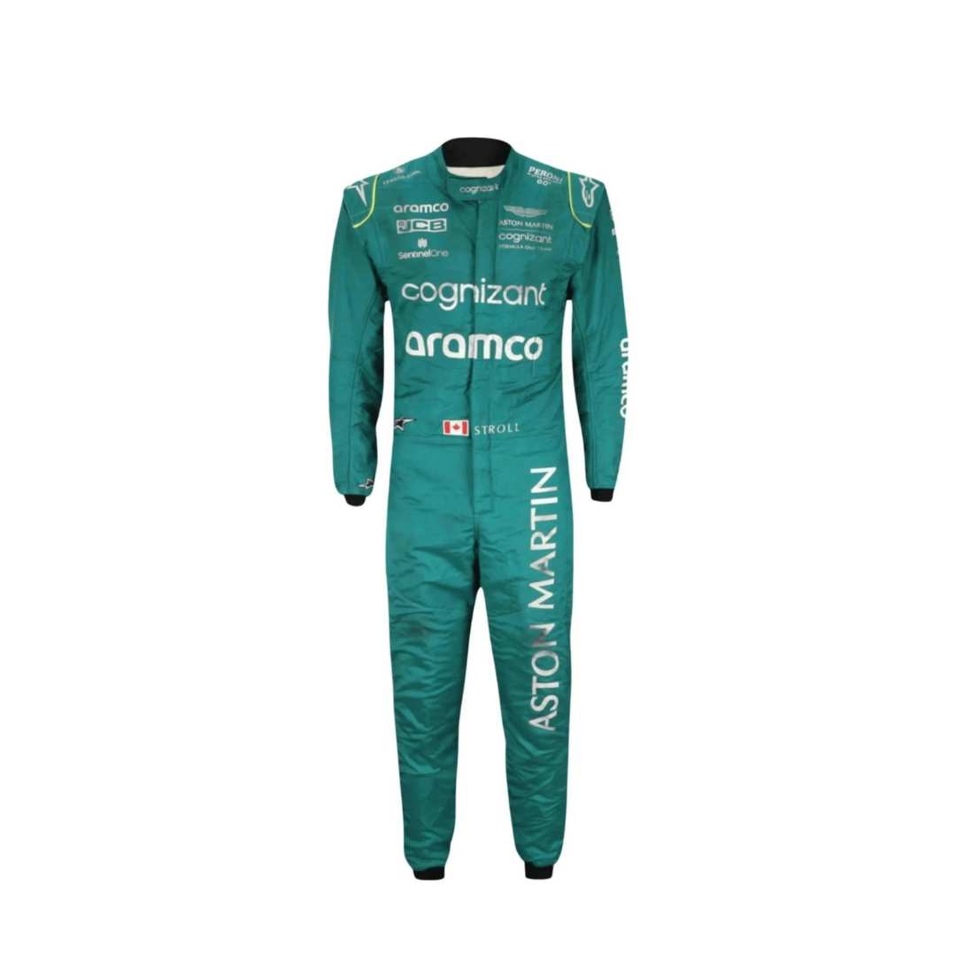 Lance Stroll 2022 Canadian GP Aston Martin F1 Racing Suit – Front View